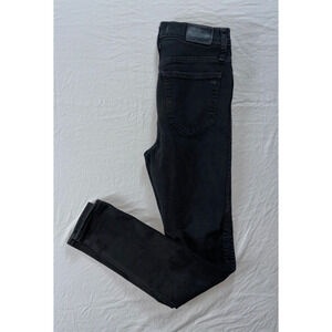 Madewell 10" High Rise Skinny Stretch Denim Jeans. Washed Black, Women's 27. GUC